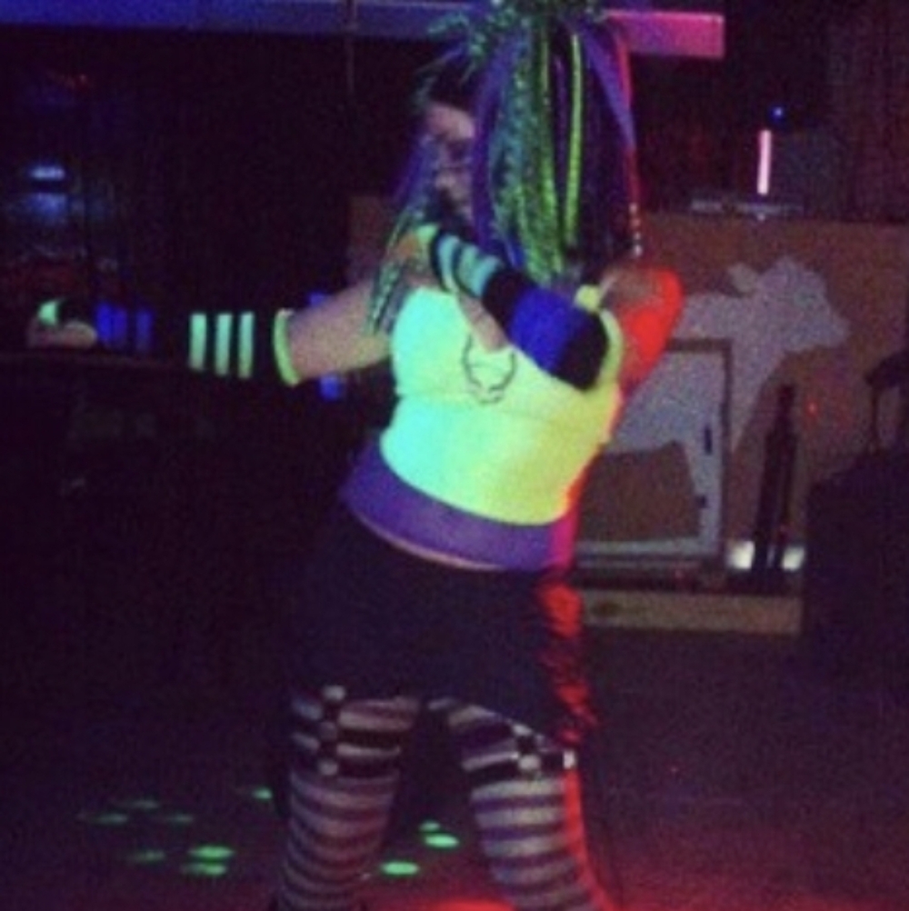 Cyberdog Green Uv Reactive Top